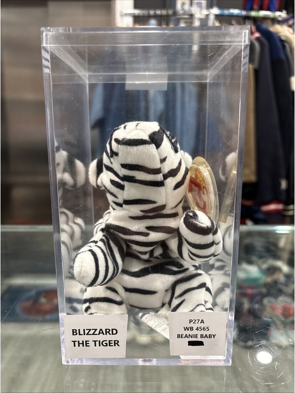 Authentic Rare Ty Beanie Baby Blizzard The Tiger *Has Errors* 1996 Retired